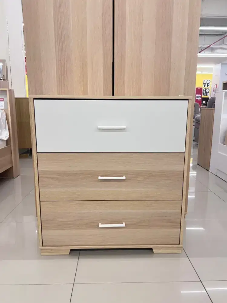 JOVI CHEST 3 DRAWER PRO OAK