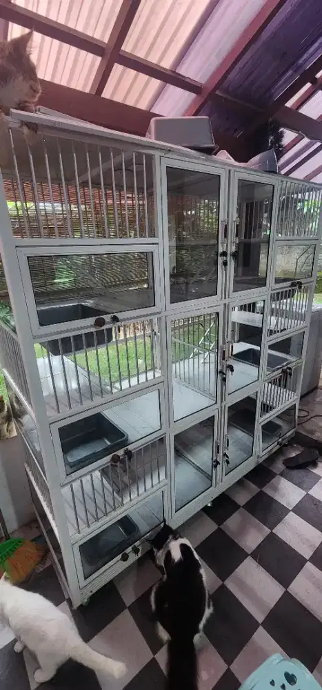 Kandang Kucing 6 Pintu