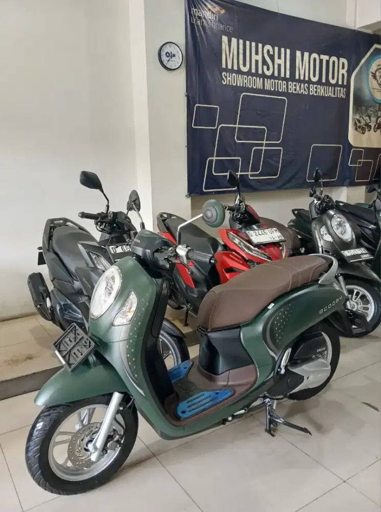 KM 200 PERAK, SCOOPY PRESTIGE KEYLESS 2024, 99,9% GRESS, MUHSHI MOTOR.