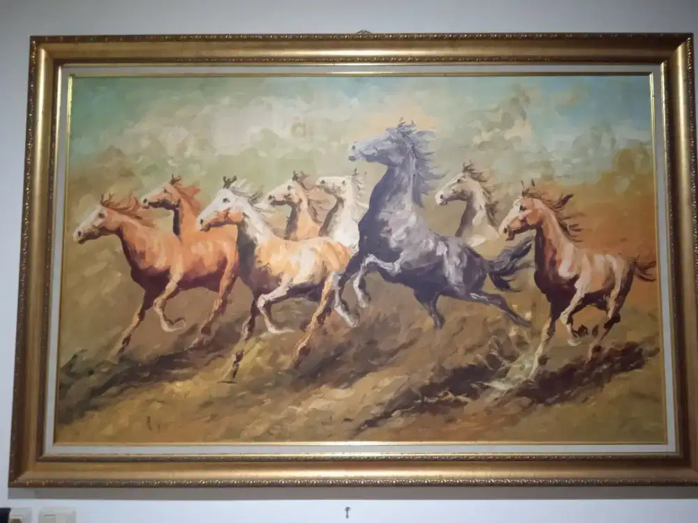 Lukisan kuda 100x150