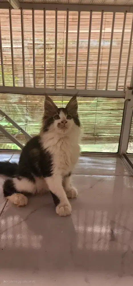Kucing Mainecoon Betina Line PED
