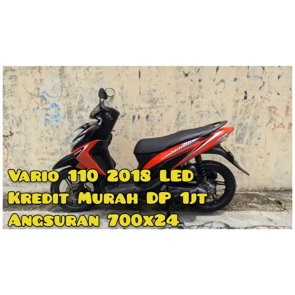 Vario 110cc 2018 Merah LED Mesin Sip