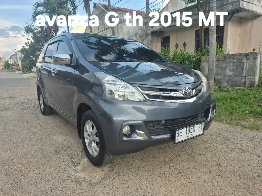 Avanza G th 2015 MT