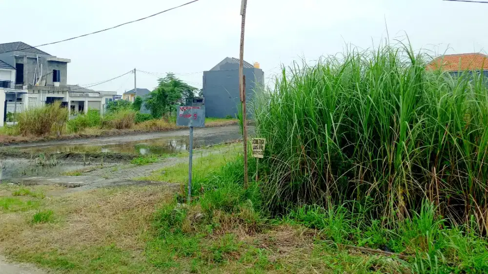 Tanah Hook (Pojok) Nol Jalan Desa, Strategis dan Murah