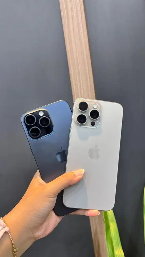 Iphone 15 Promax 256GB natural dan blue titanium