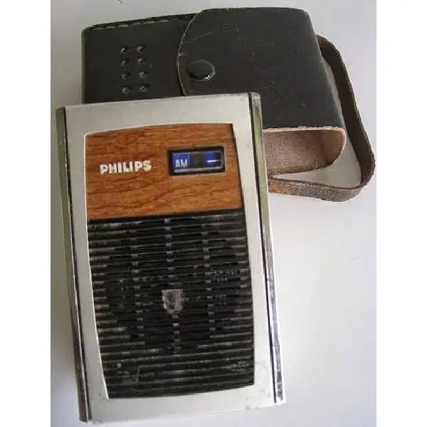 Vintage Radio saku djadoel merek PHILIPS transistor era 60's