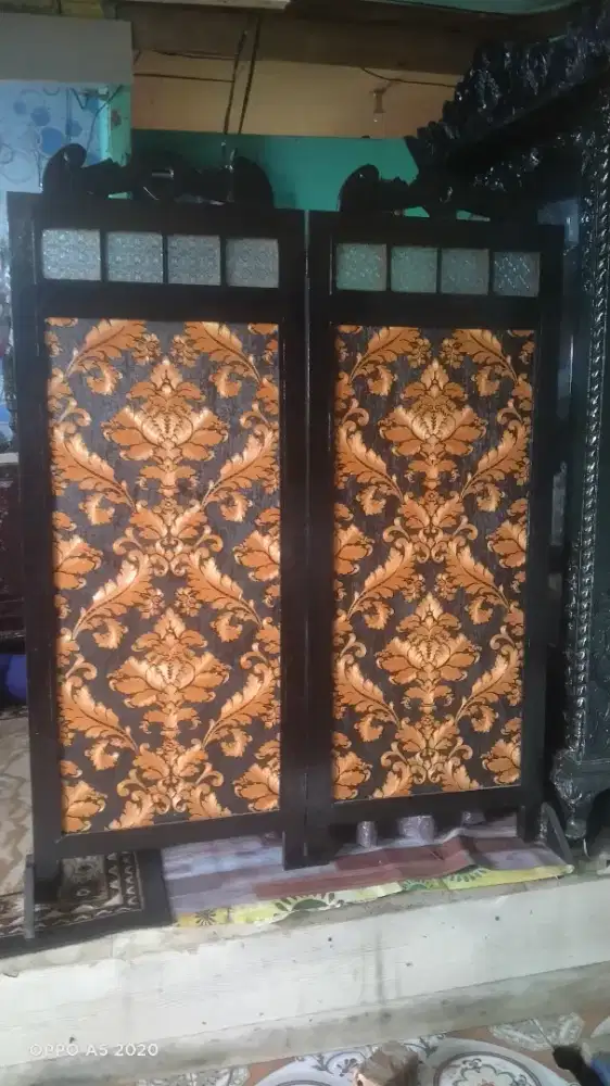 Sekat Ruangan kayu jati