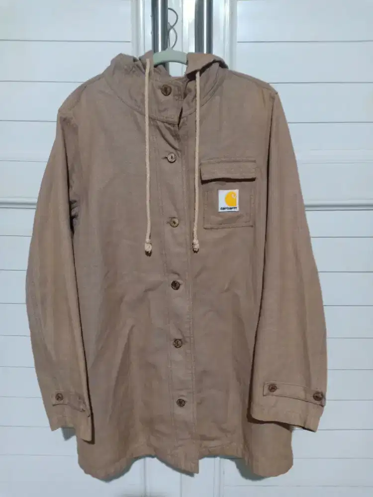 Jaket Denim Kanvas katun Carhartt vintage