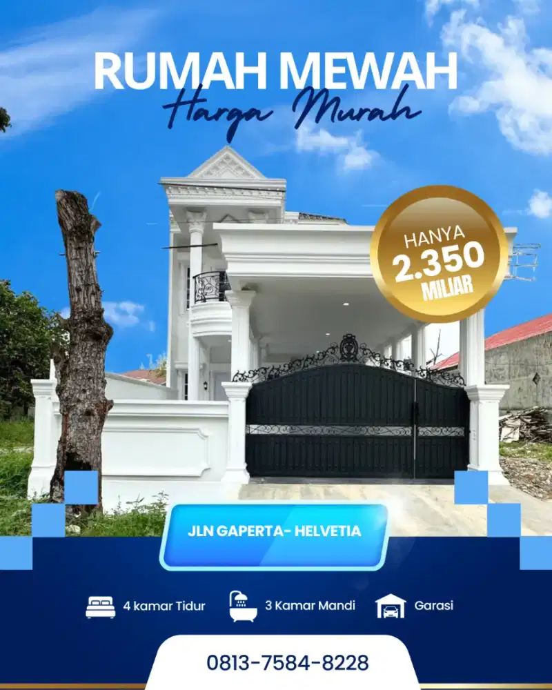RUMAH LEBAR 7,5x30 LB 225 MUAT 4 MOBIL