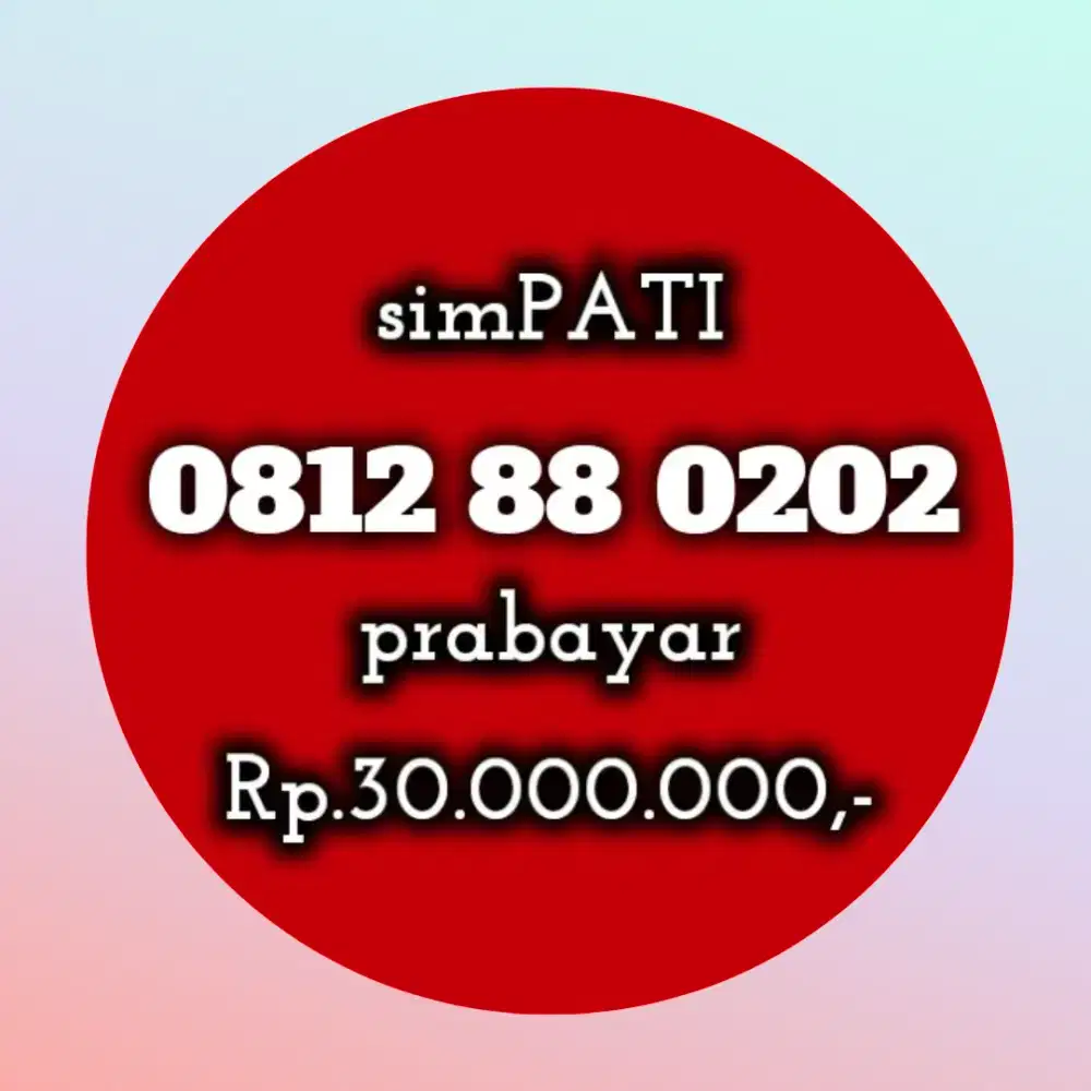 NOMOR CANTIK SIMPATI 88 0202