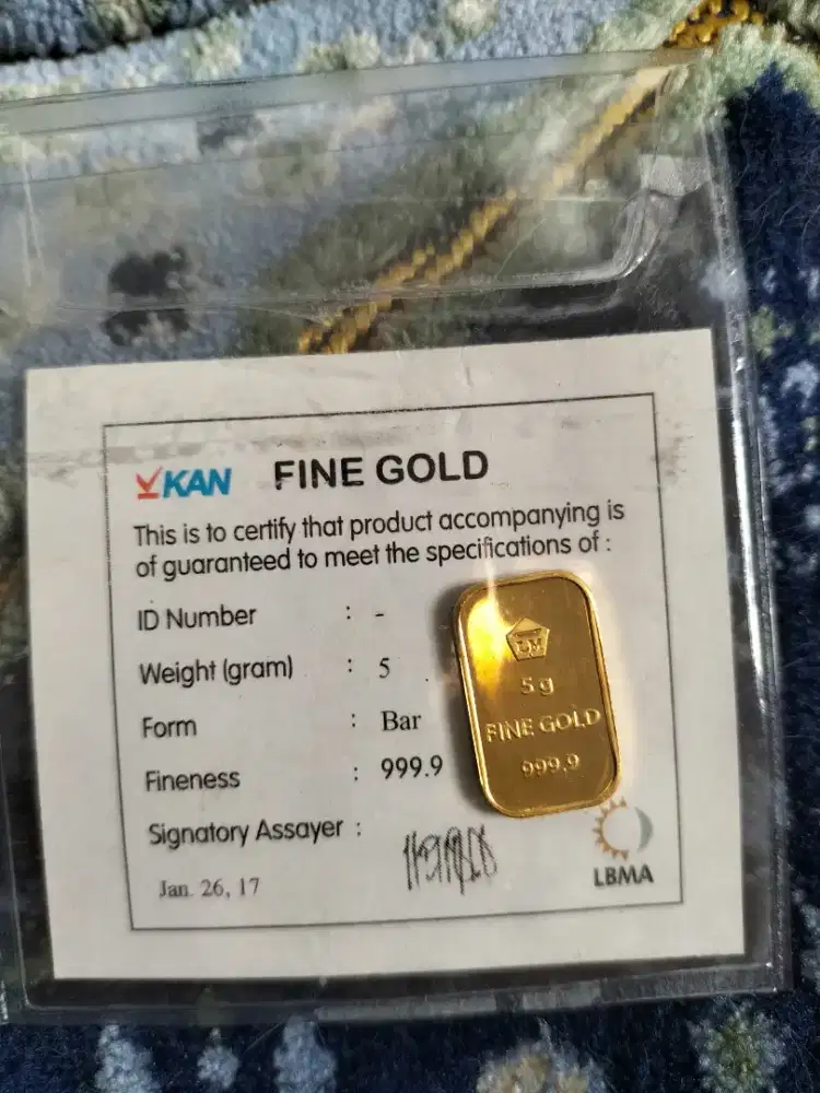 JUAL BU LM 5GR (LOGAM MULIA) ANTAM KLASIK