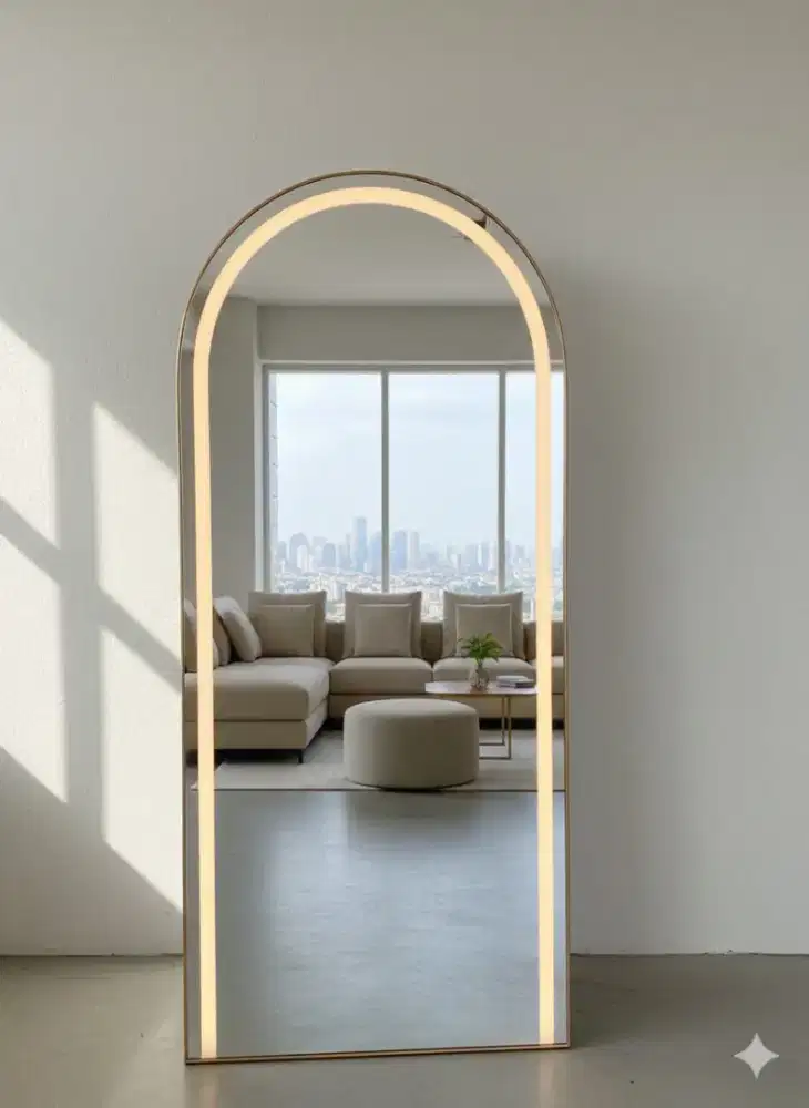 Standing miror LED touchsreen cermin berdiri