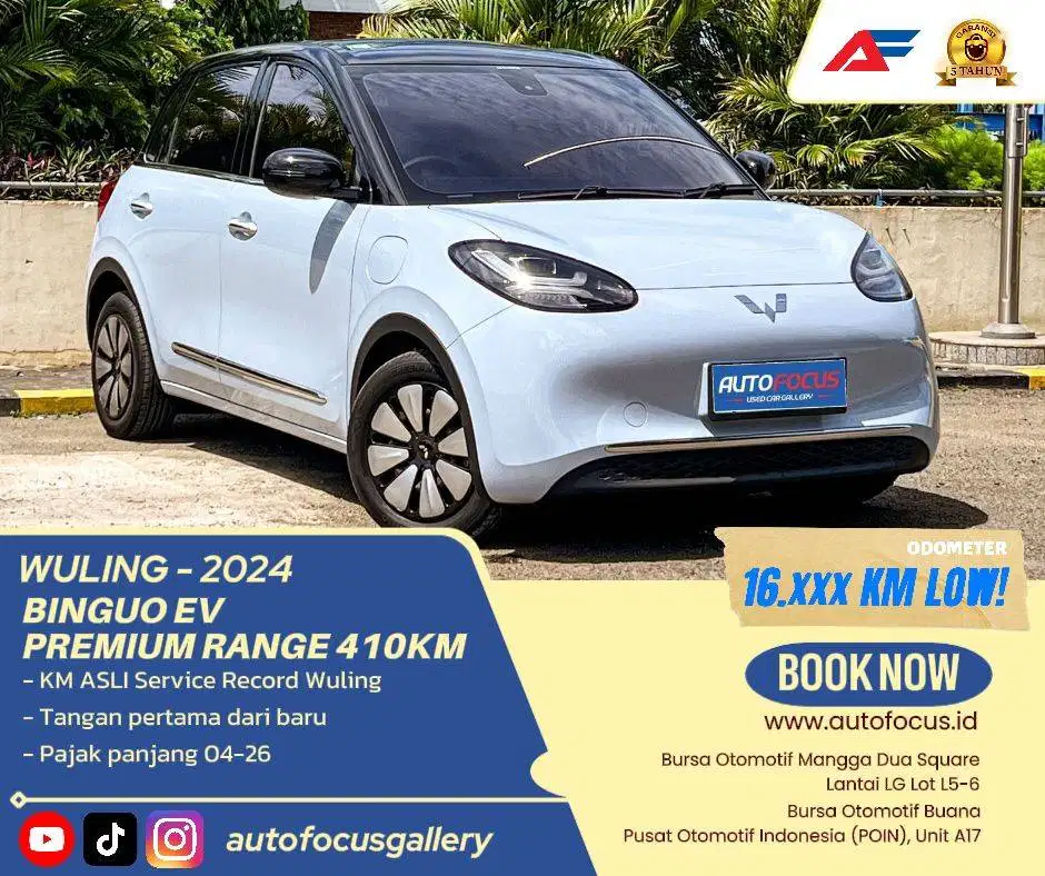 TDP56JT Wuling Binguo premium range 410KM Nik 2024