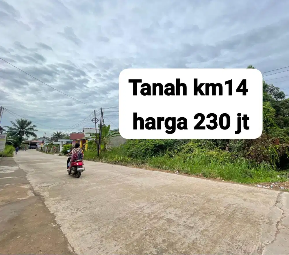 jual tanah area KM14 palembang DEKAT DANAU TANAH MAS