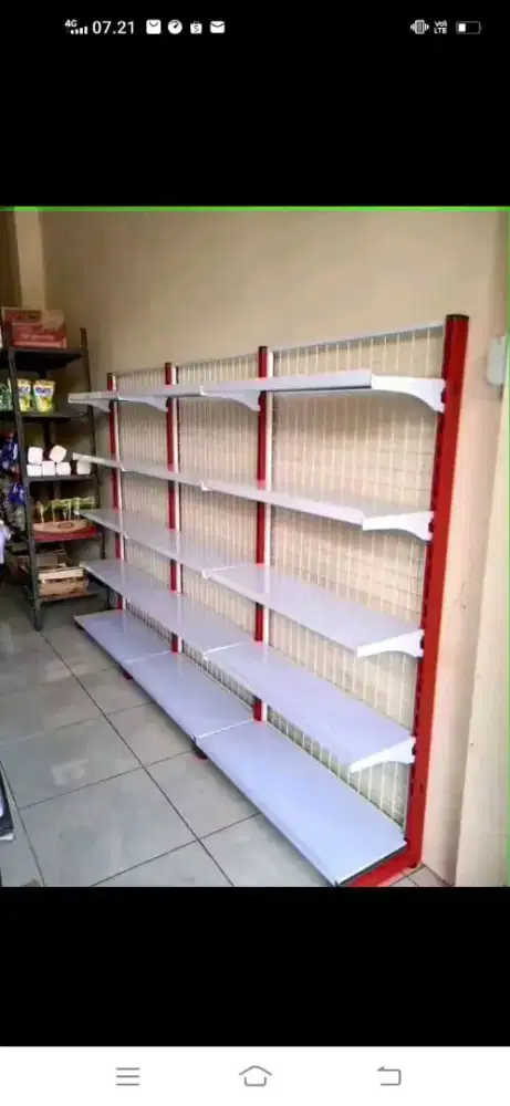 Rak gondola atau rak minimarket