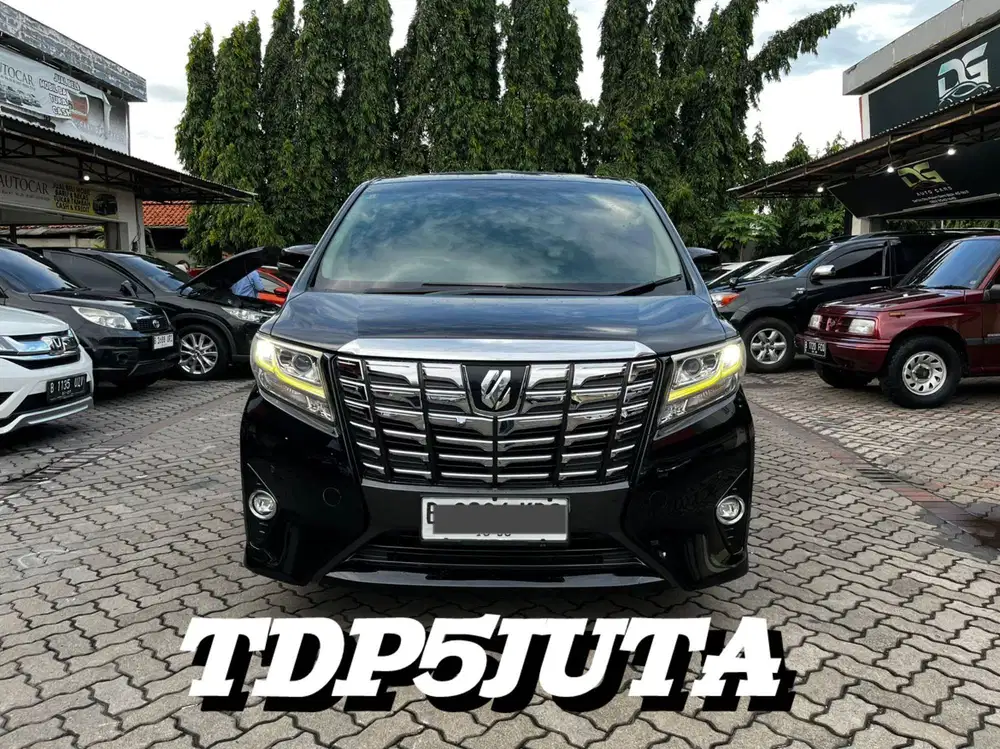 TOYOTA ALPHARD G ATPM AT 2017 BLACK EDITION