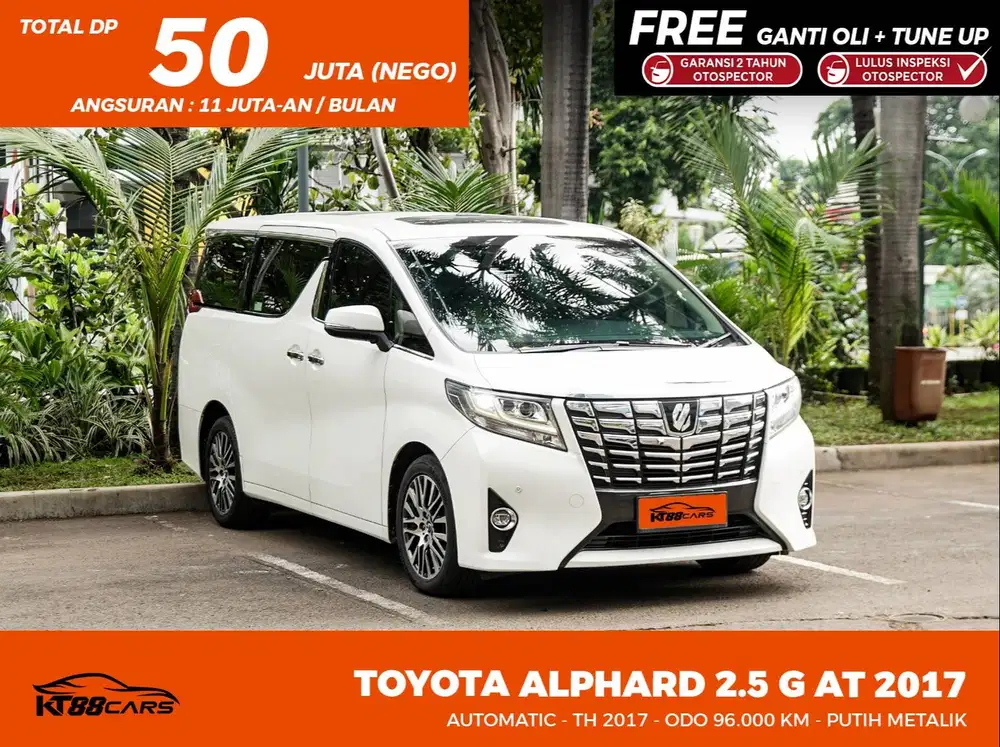 TOYOTA ALPHARD 2.5 G AT 2017