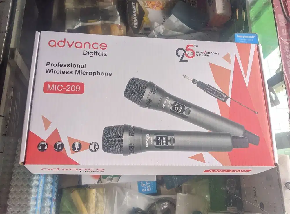 ADVANCE MIC 209 / MIC209 Dual Microphone Wireless 2 Pcs