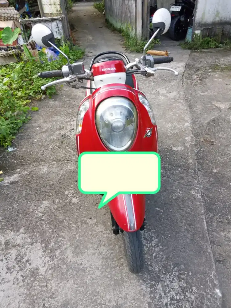 Scoopy 2015 lengkap idling stop mulus