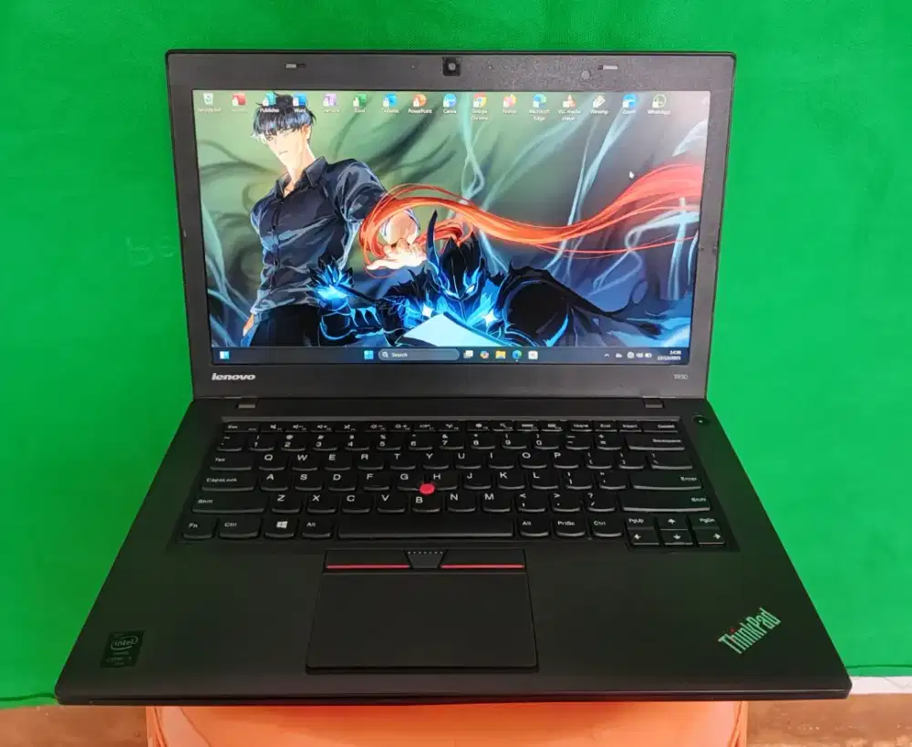 Laptop lenovo thinkpad T450 Core i5 ram 4gb SSD 256gb siap pakai