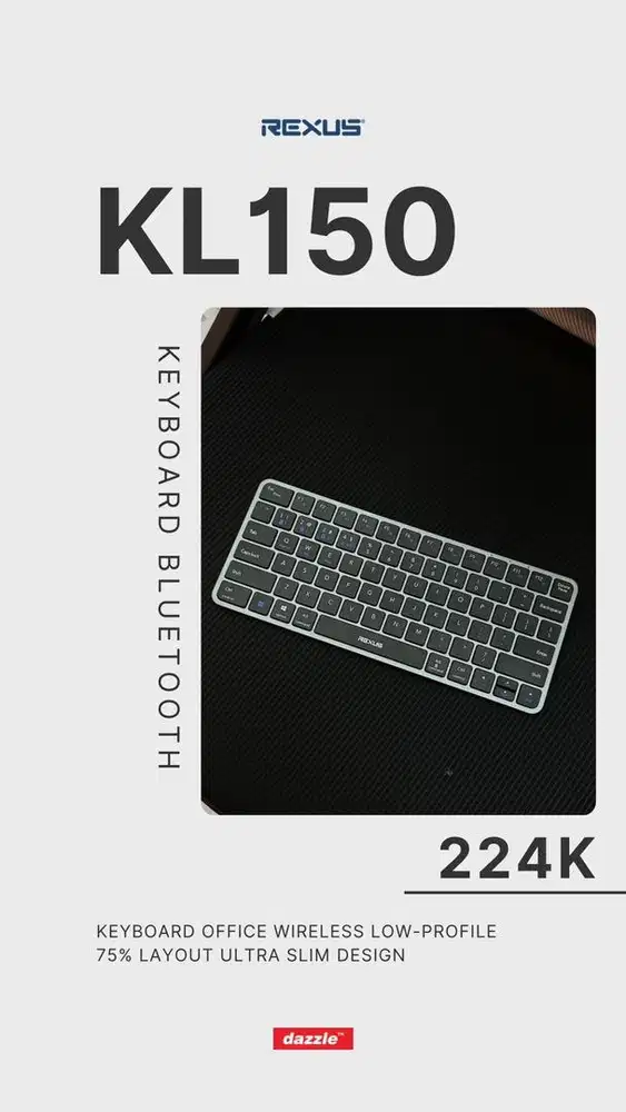 Rexus Keyboard bluetooth KL150