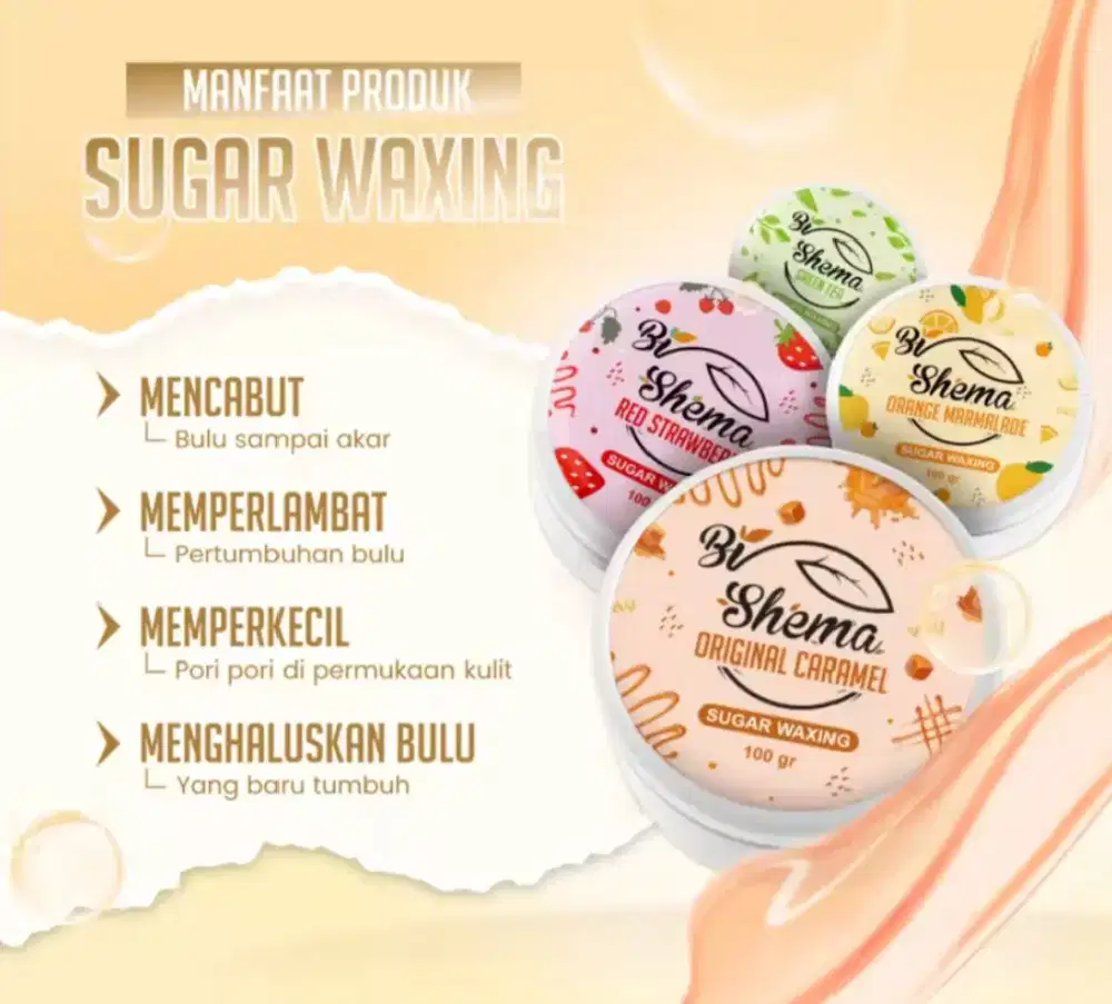 BIO SHEMA sugar waxing paket lengkap