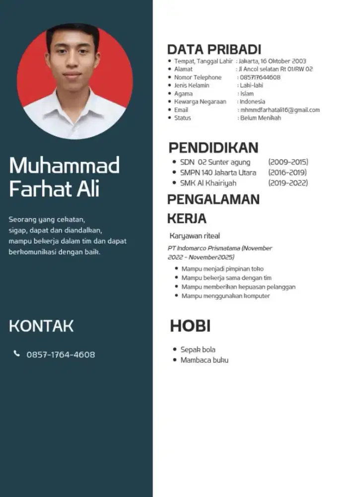 Ingin mencari pekerjaan