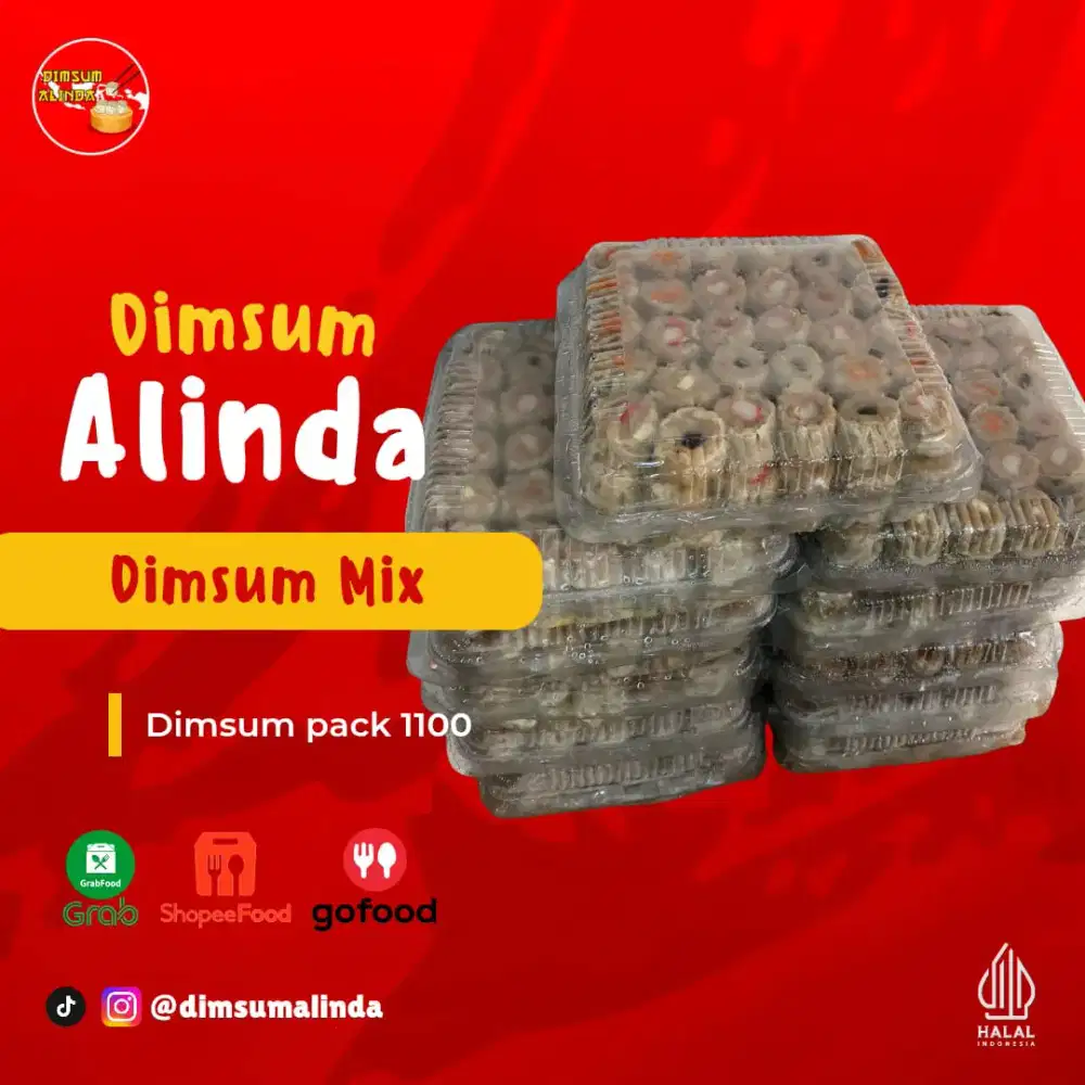 DIMSUM REGULAR 1000+100 - Paket Reseller - Pabrik dimsum alinda