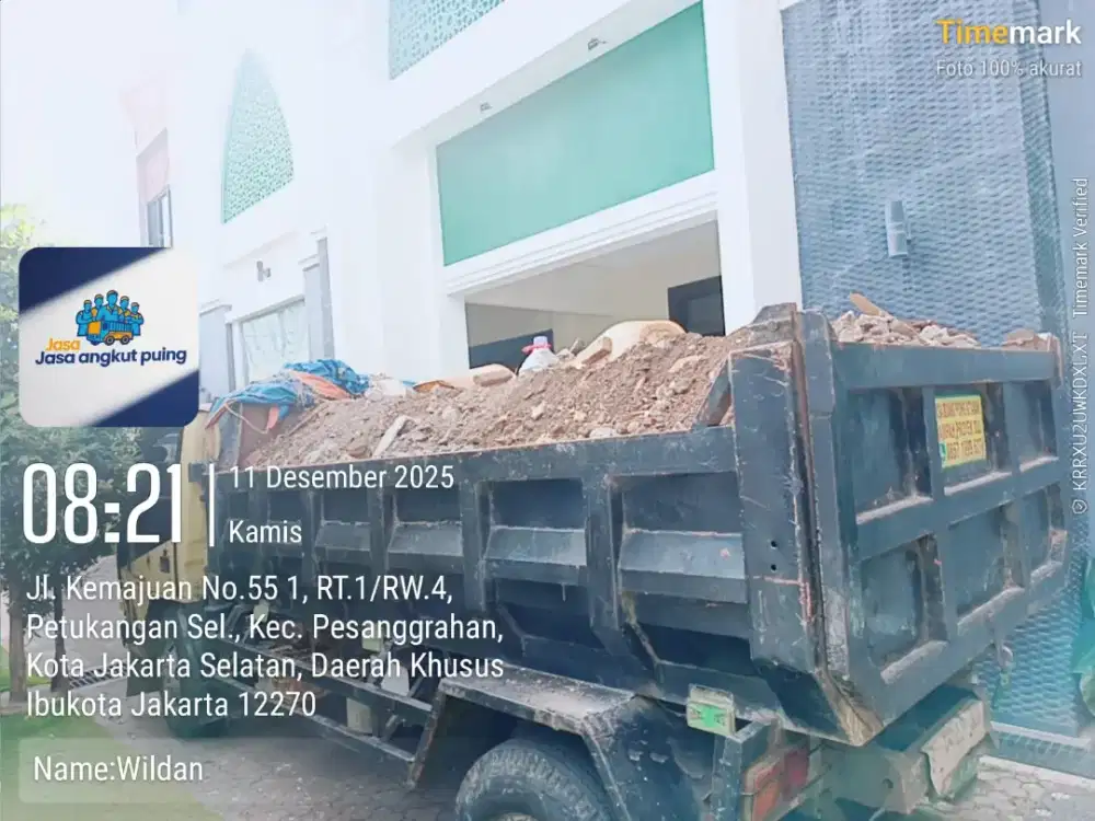 Jasa buang puing dan sampah