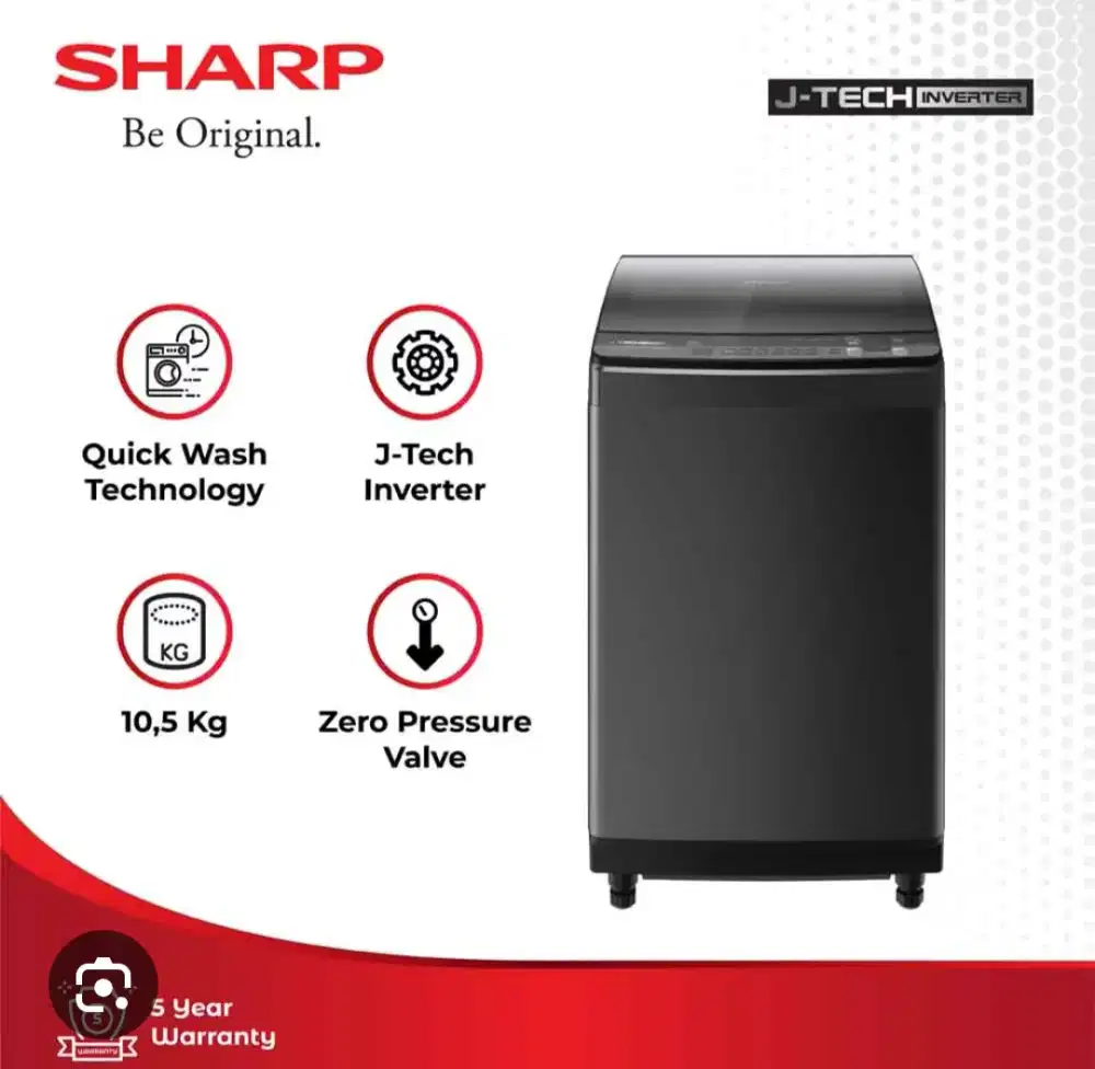 Mesin Cuci Sharp Baru