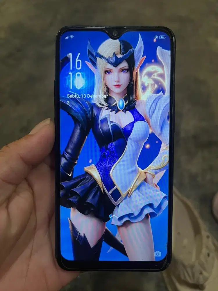 Oppo A7 4/64GB Minus LCD Retak Tapi Normal Semua Siap Pake Ya