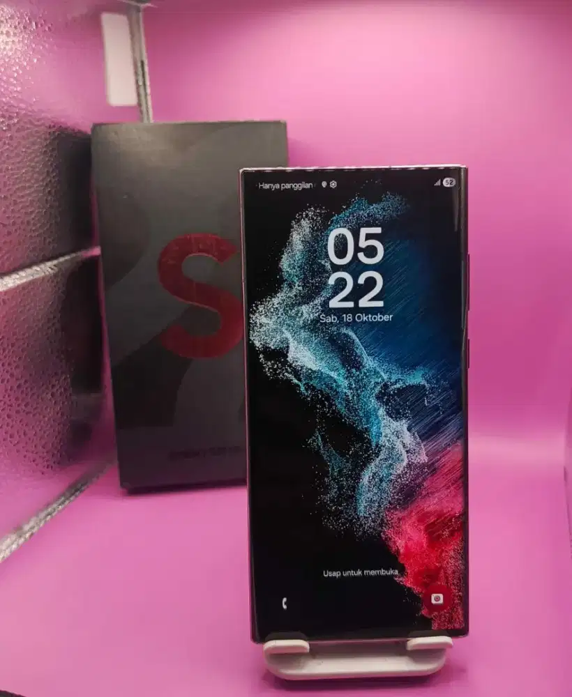 SAMSUNG S22 ULTRA 5G RAM 12/256GB ORIGINAL SEIN MULUS FULLSHET SIAP