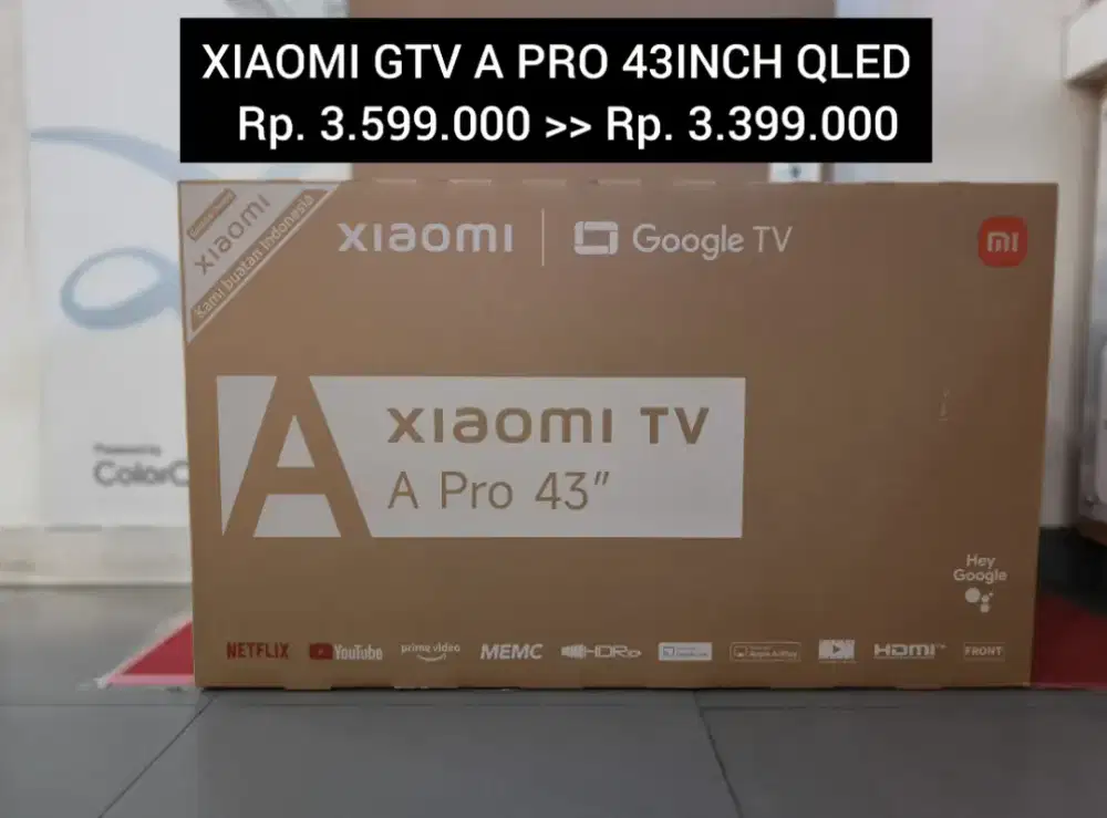 TV XIAOMI GTV A PRO 43INCH QLED