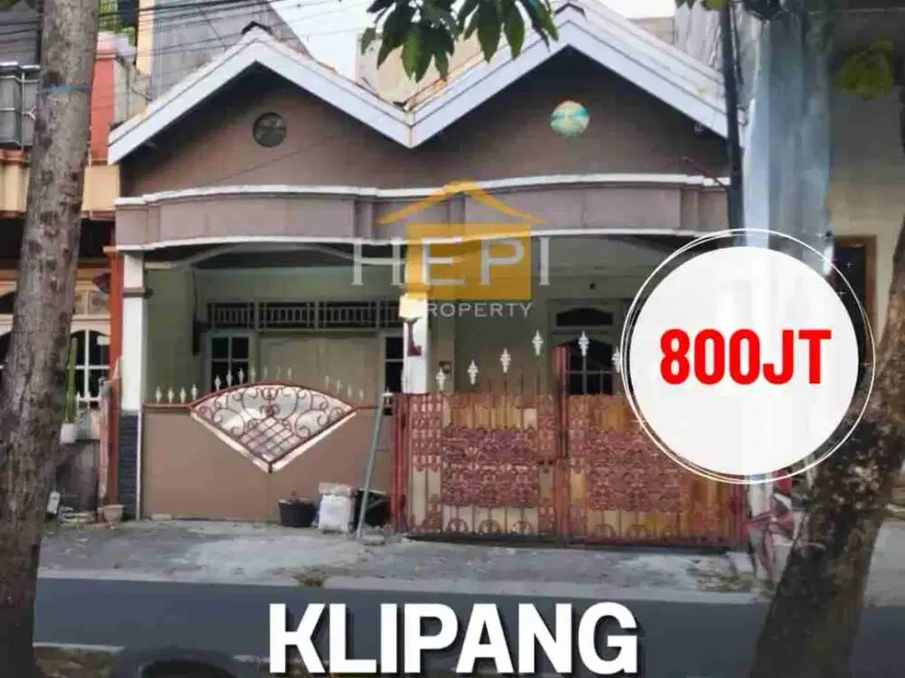 Rumah klipang strategis