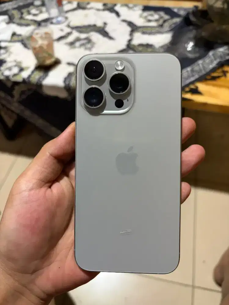 Iphone 15 pro max 512 gb resmi titanium natural