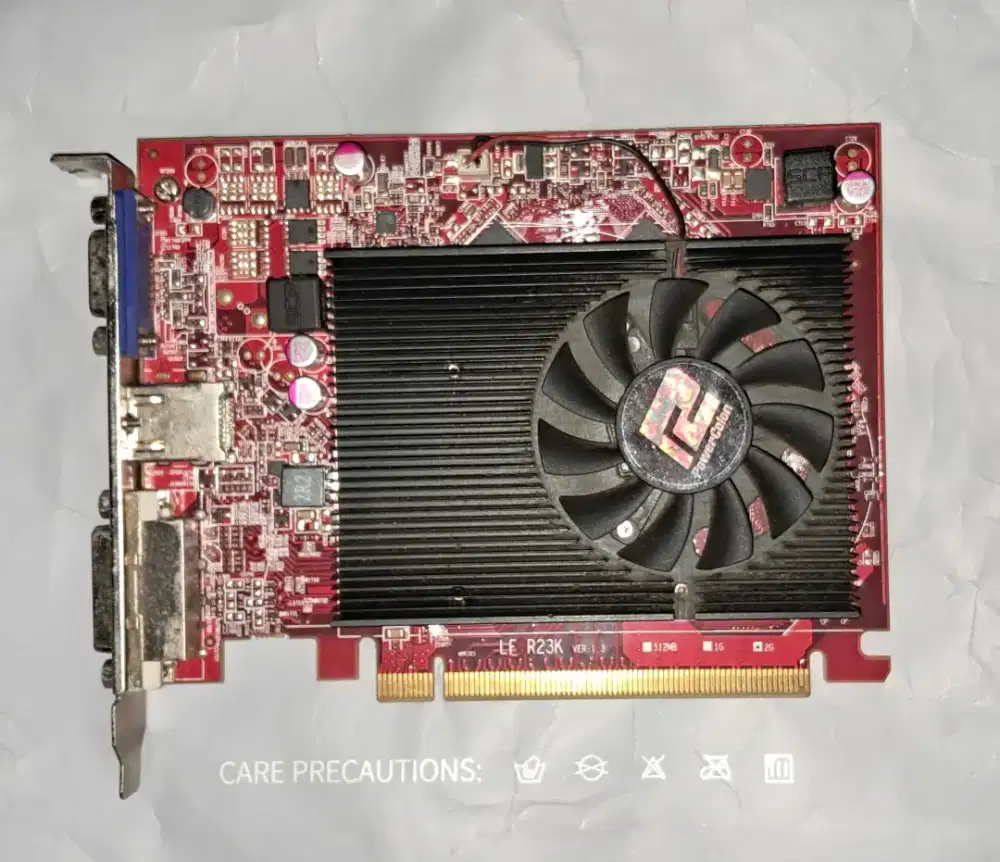 Vga powercolor r7 240 + otg cardreader + sdcard