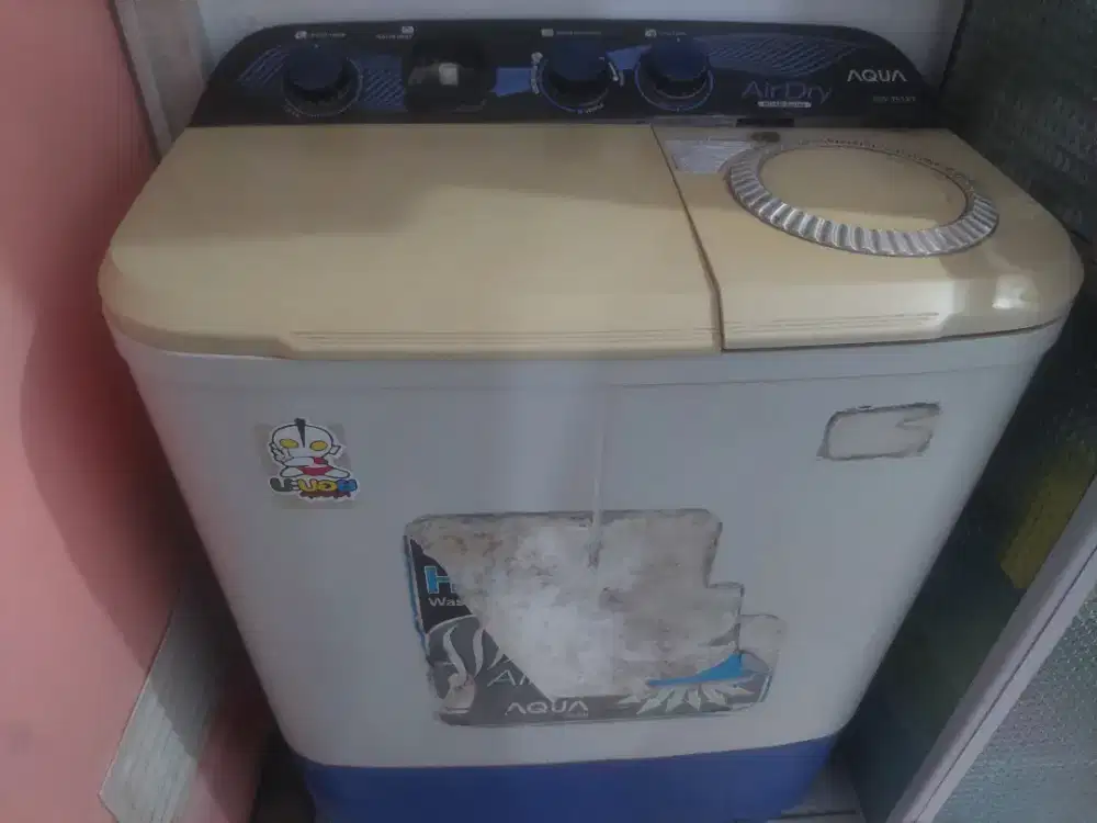Dijual Mesin Cuci 2 Tabung Merk Aqua