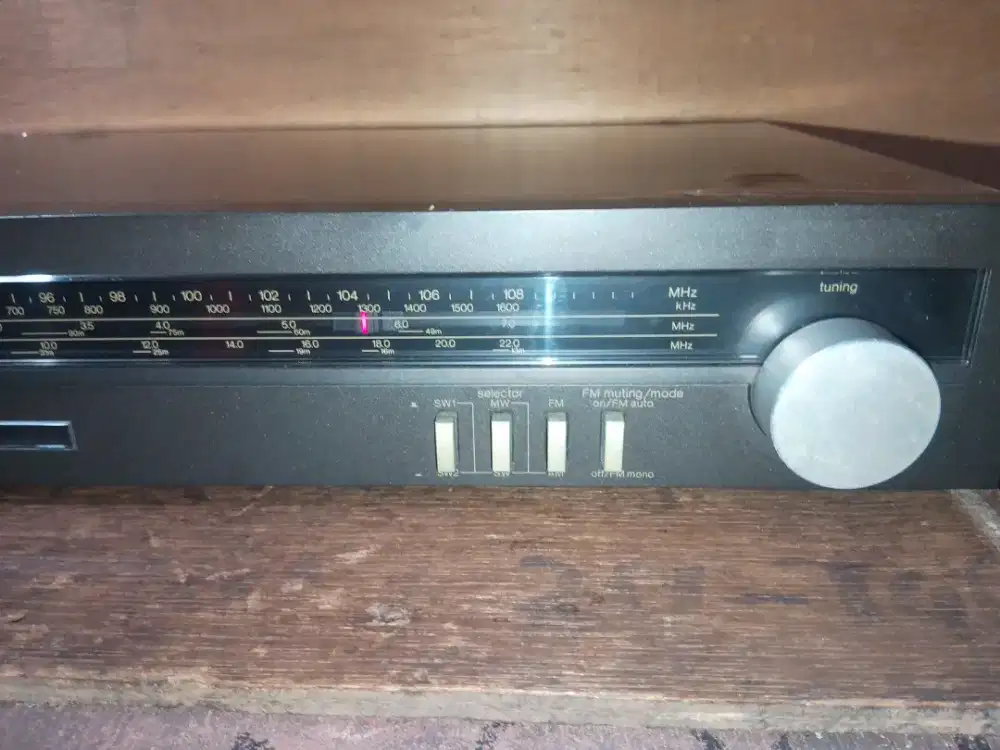 Technics Tuner Analog, sangat peka, stereo ok,  signal strength ok