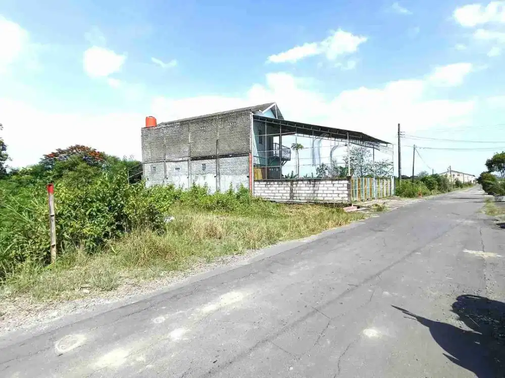 lahan murah strategis buat gudang atau home industri di Banaran Delanggu