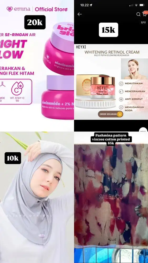 Preloved atasan dan hijab