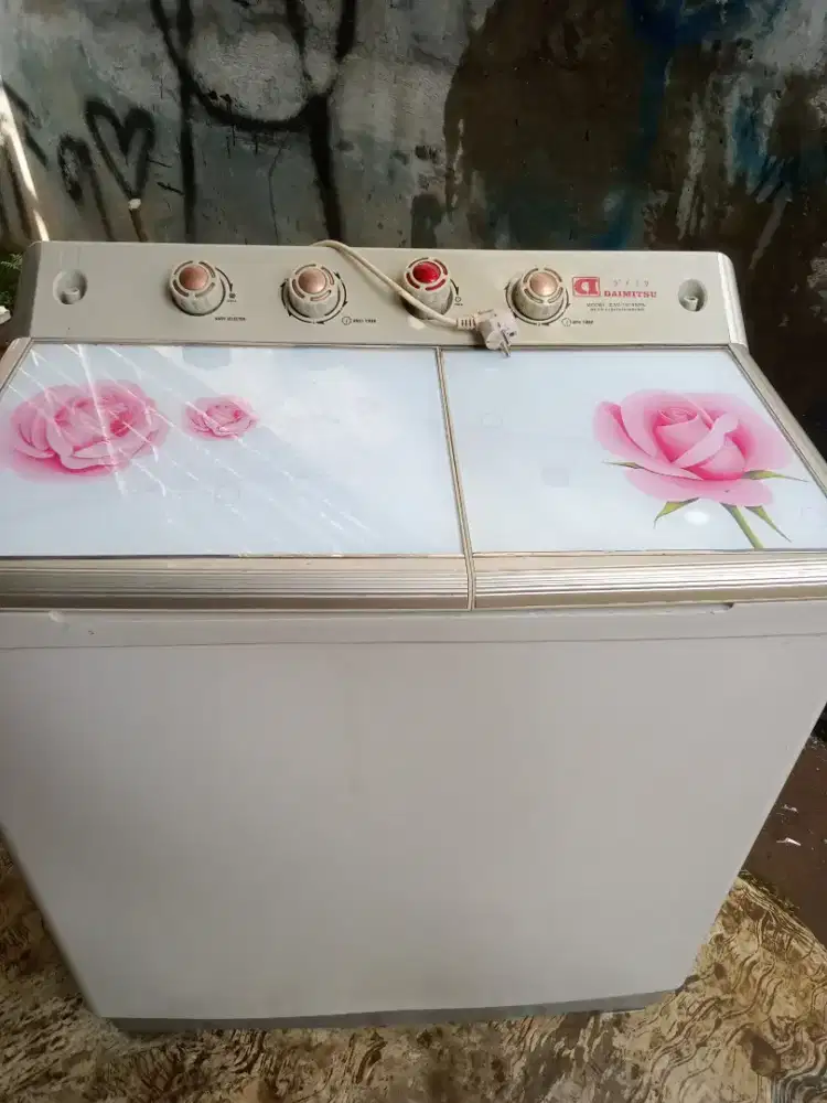 Jual mesin cuci 2 tabung normal semua