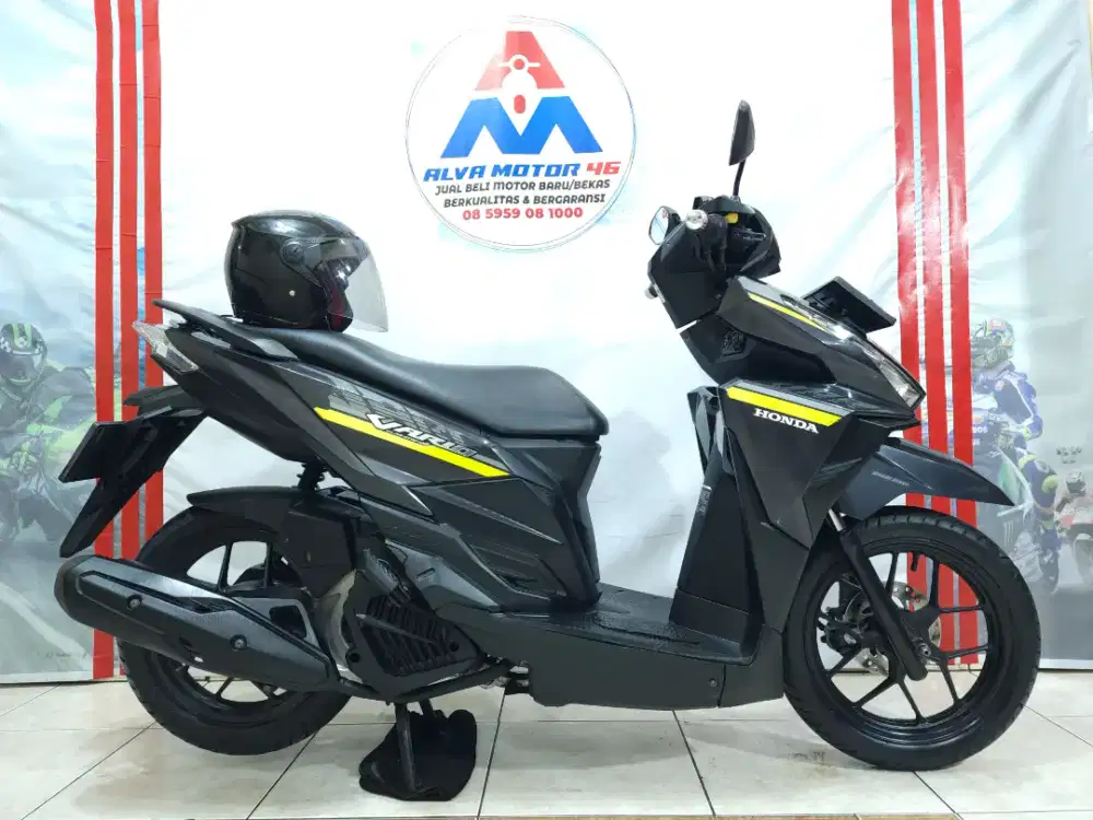( PROMO DP 500RB) HONDA VARIO 125 LED OLD TH 2018 LOW KM MULUS GRESS