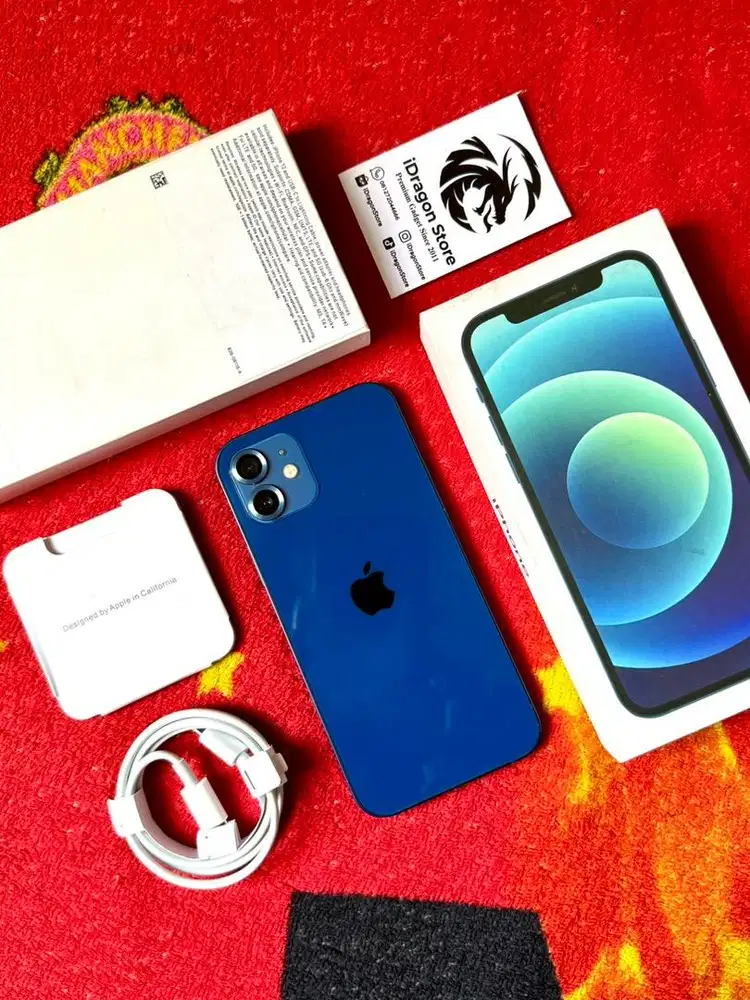 iphone 12 128gb Blue Mulus fullset