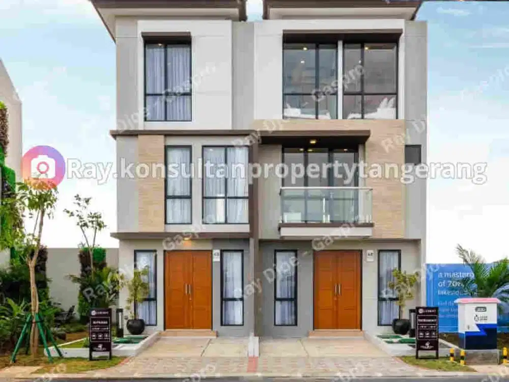 Cluster L'orient Citra Raya Tangerang Rumah 3 Lantai 5 kamar tidur Samping mall ciputra aeon Hanya Rp.800 Jutaan
