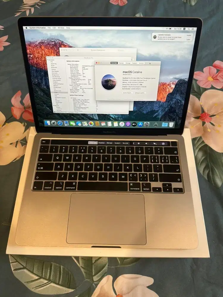 Macbook pro 2019 touchbar 8+128