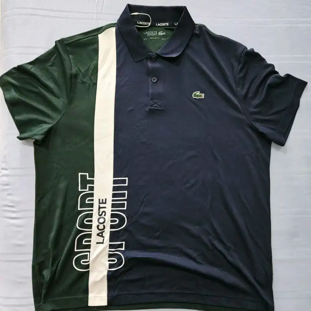 Baju Polo Lacoste Reguler Fit Recycled Knit Tennis Polo Shirt XL