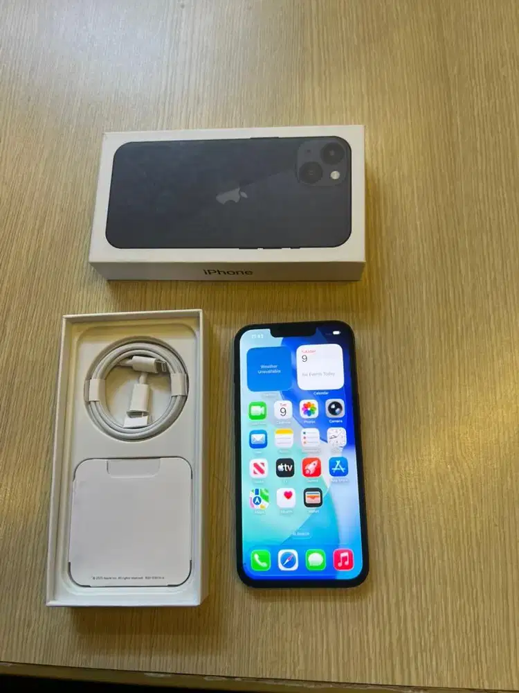 iphone 13 128gb ideal warna hitam baru