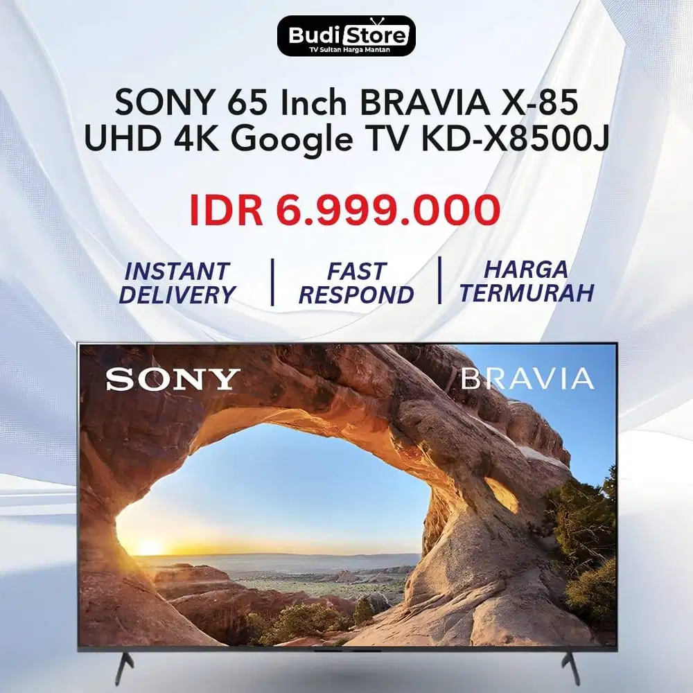 Sony 65 Inch Class X85J Google TV Bravia UHD 4K KD-X8500J