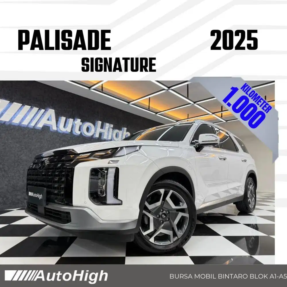 DP10% [Km1.000] Palisade Signature 2025 White / XRT Reg 2023 #AUTOHIGH