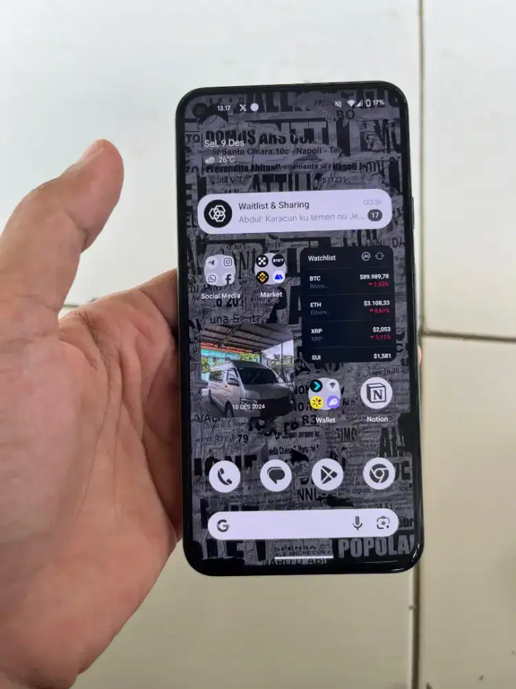 Handphone Google pixel 5